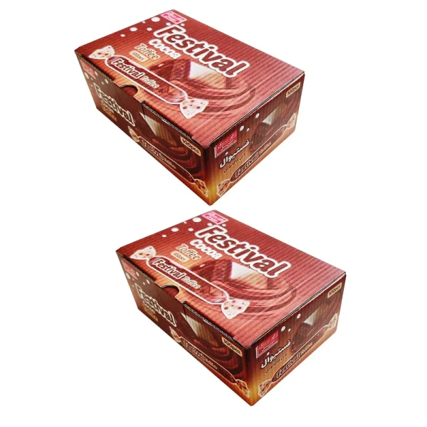 تافی قلمی کاکائو فستیوال شیرین عسل - 620 گرم بسته 2 عددی