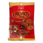 تافی کره ای با مغزی کرم فندق رورو شیرین عسل - 80 گرم