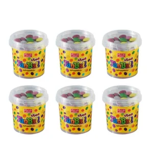 دراژه شکلاتی فان بال شیرین عسل - 100 گرم بسته 6 عددی