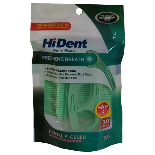 نخ دندان های دنت مدل نخ دندان کمانی بسته 30 عددی