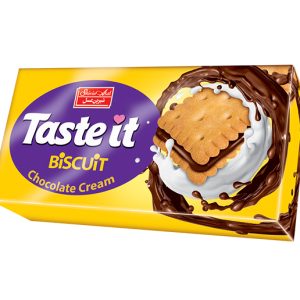 بیسکویت با کرم کاکائویی 130 گرم تست ایت