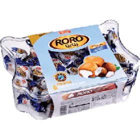 تافی مغزدار کره ای کریستال 300 گرم نارگیل