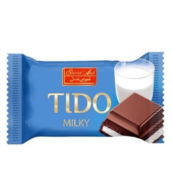 فراورده کاکائویی شیری با کرم نارگیل22 گرم تیدو ( 24*8)