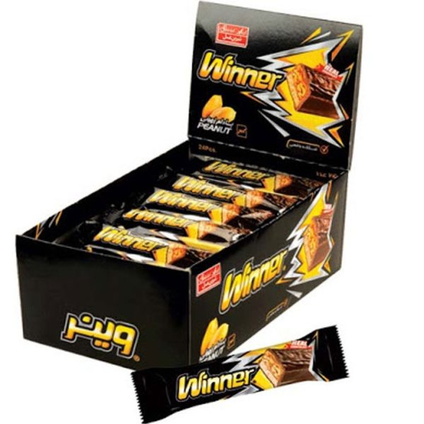 شکلات مغزدار مینی چر 100 عددی بادام زمینی