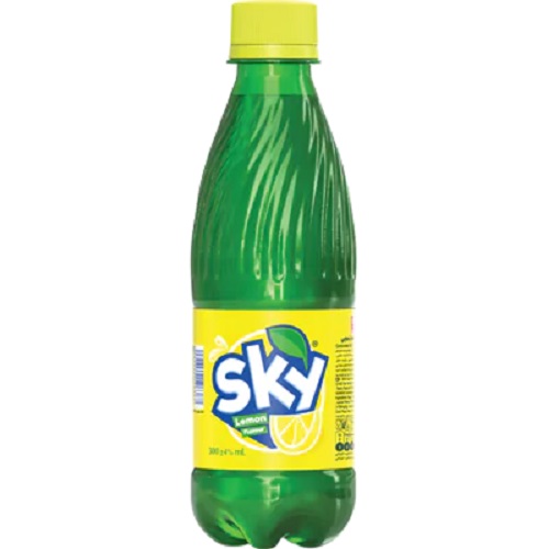 ##نوشابه گازدار لیمون 300 سی سی sky