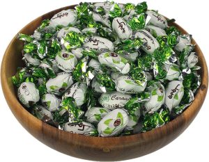 آبنبات دوسرپیچ با مغز شکلات 3 کیلویی نعناع