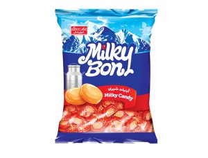 آبنبات مینی بیضی شیری 80 گرم - 24 میلکی بن