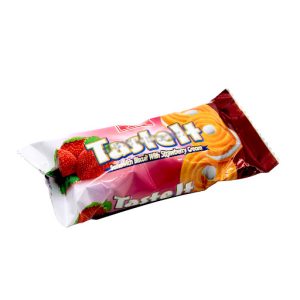 بیسکویت کرمدار 4 قلب 30 گرم توت فرنگی