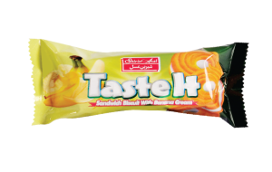 بیسکویت کرمدار 4 قلب 30 گرم موز