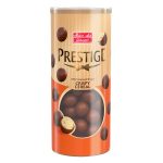 دراژه شکلاتی با مغز اسنک 300 گرم استوانه ای پرستیژ