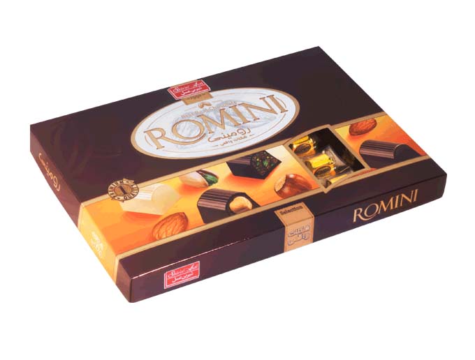 شکلات مغزدار لوکس 350 گرم - 6 کیفدار (Romini-Mixed Nut)